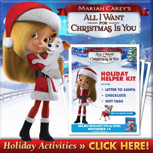 Download Mariah Carey's All I Want For Christmas Is You Holiday Helper Kit